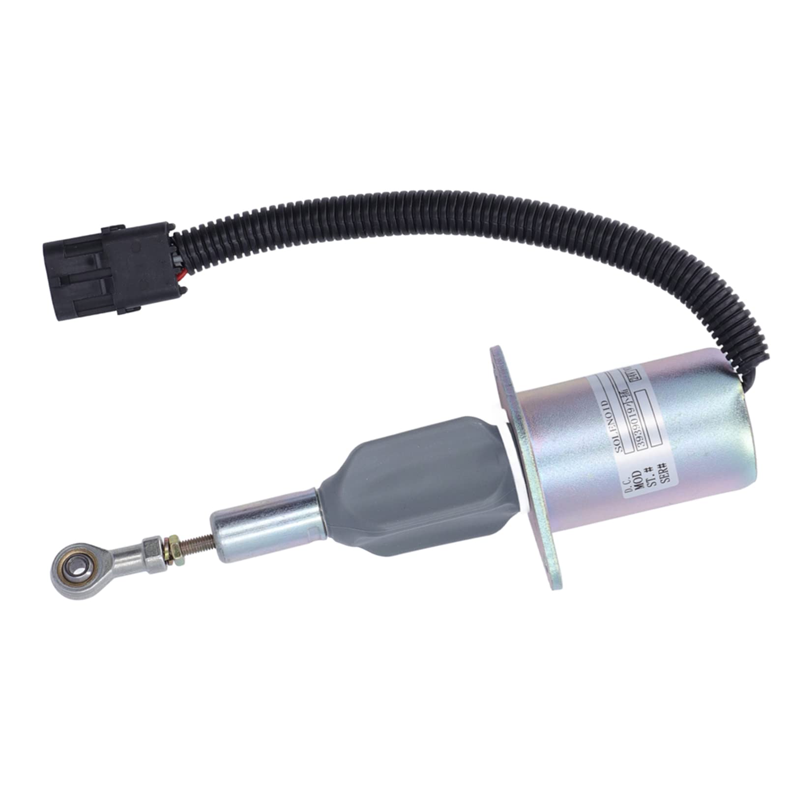 Fafeicy Zawór Elektromagnetyczny Płomienia 24V 3939019 Elektromagnes Odcinający dla S205 S220 S300 S450 Ładowarka o Sterowaniu Burtowym, z Materiałem ABS i Standardowym Rozmiarem