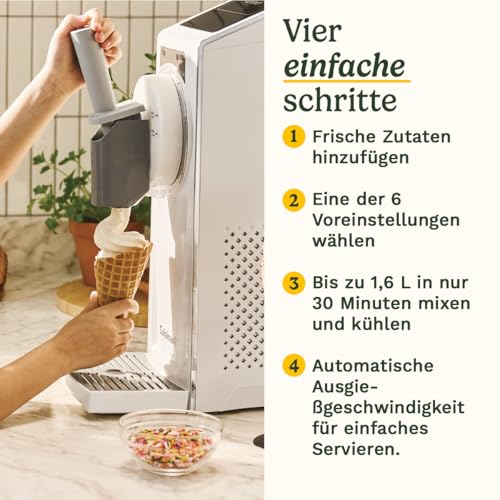 Cuisinart Frost Fusion – Gefrorene Getränke und Softeis in einem Gerät | 6 Voreinstellungen | Slushies, Frozen Cocktails, Frappés, Gefrorener Wein, Sorbet und Softeis | Fertig in 30 Minuten