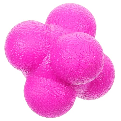 Kisangel Hexagonal Reaction Ball for Agility Training Durable Fitness Ball for Hand-eye Coordination and Reflex Improvement Baseball Tennis and Indoor