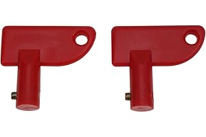Spare Mini Red Key 2 PCS for Battery Disconnect Isolator Power Kill Switch