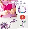 TOAOB Europäische Perlen 50 Stück 20 Stile Lila Große Loch Strass Charms Spacer Perlen Für DIY Handwerk Armbänder Halsketten Schmuckherstellung #2