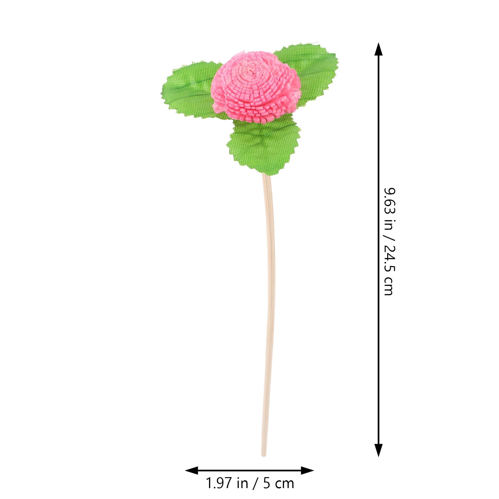 Toyvian Bâtonnets Diffuseurs Aromatiques 5pcs en Bois et Plastique Accessoires Aromathérapie, Remplacement pour Diffuseur de Parfum pour Espace et Huile Essentielle