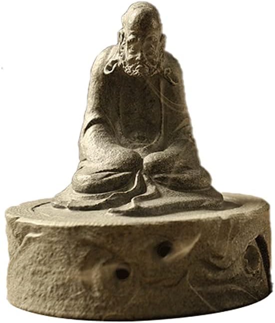 Incense Holder Zen Decor Diabase Incense Burner Ancient Incense Holder Tea Ceremony Supplies Character Ornaments Aroma Incense Burner Aromatherapy