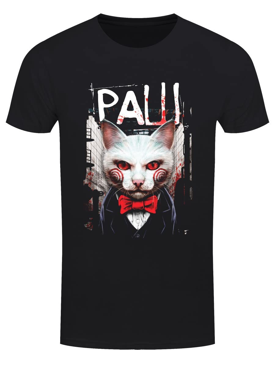 Grindstore Men's Black Paw T-Shirt