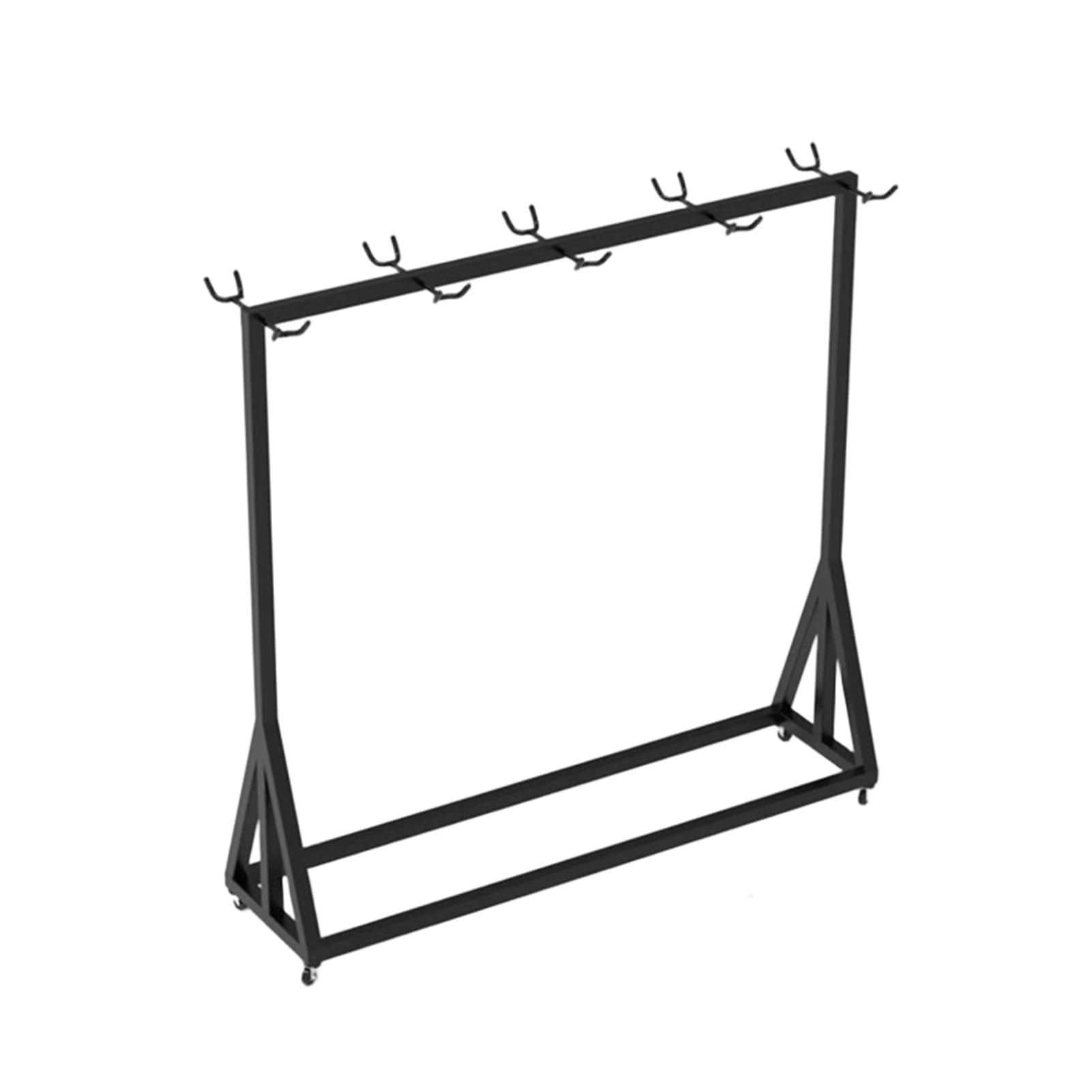 Aycdl Skateboard Storage Rack With Wheels That Can Hold 10/12 Skateboards Vertically,For Garages Clubs And Skate Shops,120X120x30cm