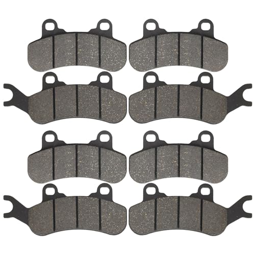 LOCOPOW Front Rear Brake Pads for Can Am Maverick X3