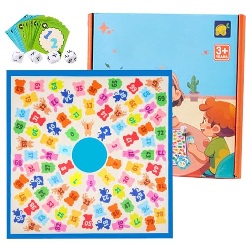 Yjiu Math Learning Toys, Classroom Math Games, Interactive Math Fun, Matemáticas Manipulativas Toy, Multiplicación Board Game, Homeschool Math Toy, Math Board Games for Kids