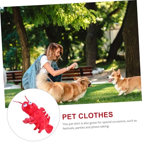 Disfraz de langosta para perro XS Healifty miniatura 5