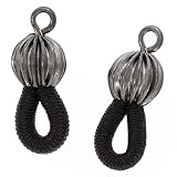 Beadaholique Ends for Eyeglass Chain/Holder, 6 Pairs, Gunmetal