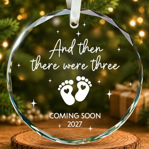 Gifts for Expecting Parents, Baby Pregnancy Announcement Ornament 2027