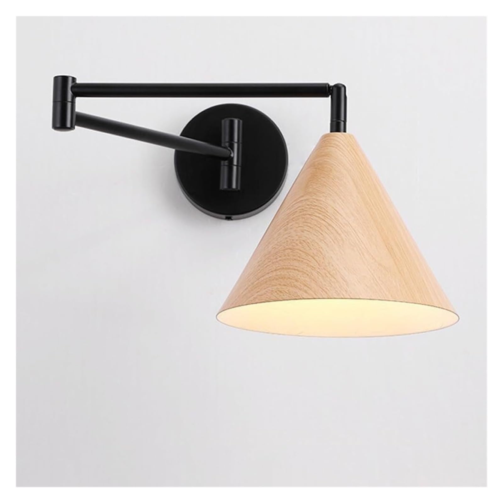 VDOQTLJT Retro Wall Lamp Modern Adjustable Swing Arm Bedside Light E27 Coffee Sconce Lamps sconces