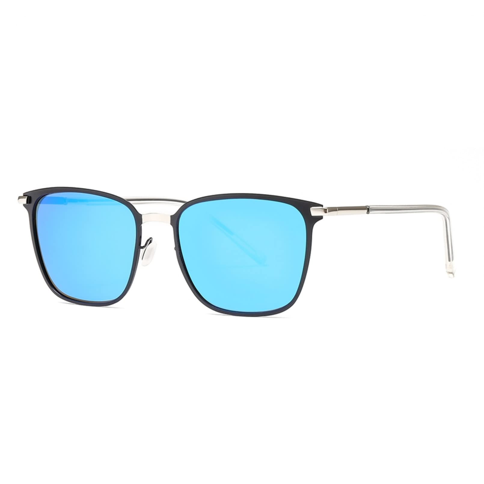 Gafas de sol para hombre y mujer Gafas de sol polarizadas universales de gran tamaño de metal