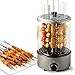 Hogar Horno Asador Vertical Máquina de Barbacoa Temporizador Giratorio Automático, Calentamiento Rápido, Estufa de Calefacción Sin Humo para Kebabs Cordero