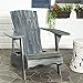 Safavieh Patio Collection Hampton Adirondack Acacia Wood Chair