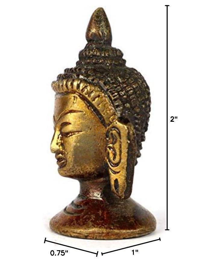 Estatua de Buda de Latón para Decoración del Hogar miniatura 7