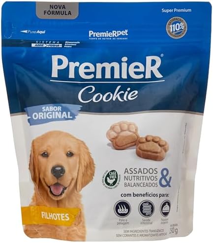 Premier Pet Biscoito Premier Cookie Para Cães Filhotes 250G Raça ...