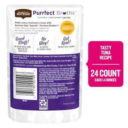 Nutrish Purrfect Broths Wet Cat Food Topper, 1.4 oz. Pouch, (Rachael Ray) - image 2