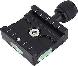 Sxhlseller Quick Release Plate QR Clamp, Metal Clamp Quick Release Plate Compatible with Arca SWISS RRS BENRO Tripod Ball Head LJ