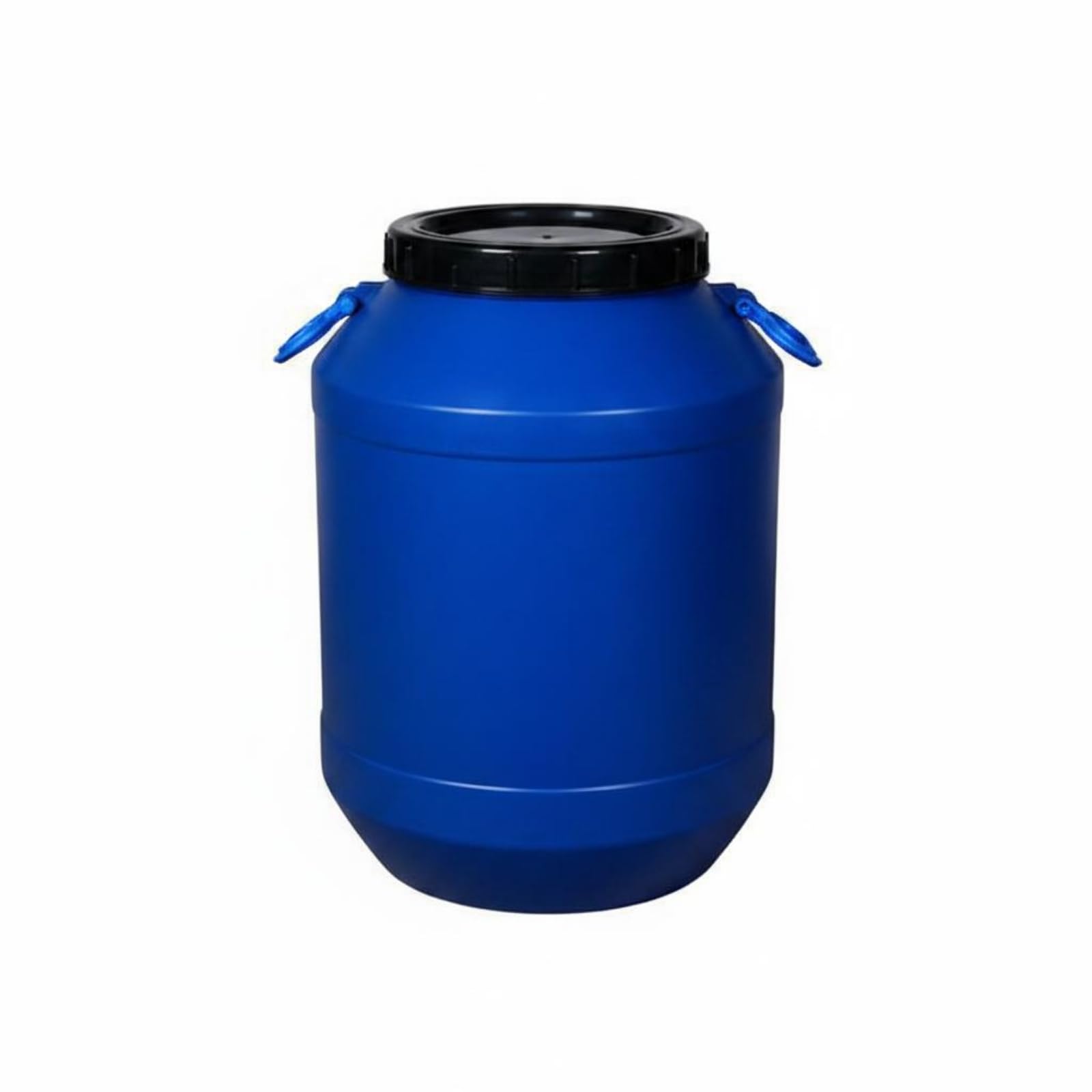 Seau de fermentation hermétique bleu 60L avec couvercle blanc