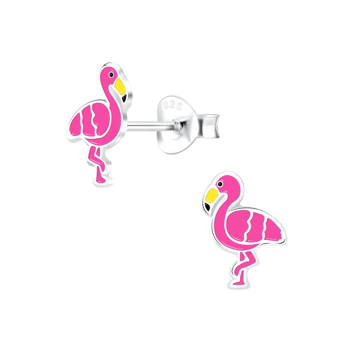 Aww So Cute 925 Sterling Silver Hypoallergenic Flamingo Stud Earrings for Babies, Kids & Girls | Diwali Gift/Birthday Gift | Comes in a Gift Box | 925 Stamped with Certificate of Authenticity | ER1772 (B08JFWRBZH) Amazon Price History, Amazon Price Tracker