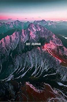 Paperback Dot Journal: Soft Cover 100 Pages Dotted Creme Paper, Matte Finish Book