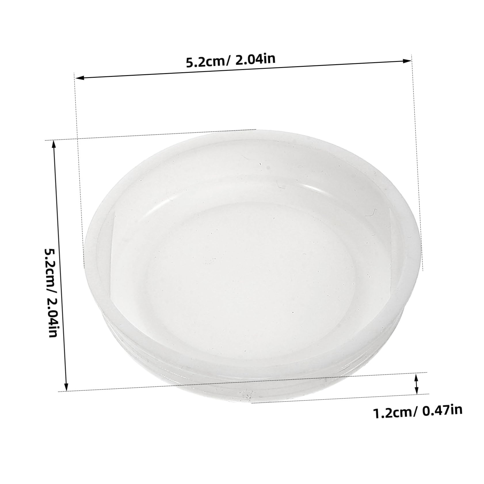 DIYEAH Multi-Purpose Plastic Tube Caps 30pcs for Mail Storage Craft Cardboard Tube Covers