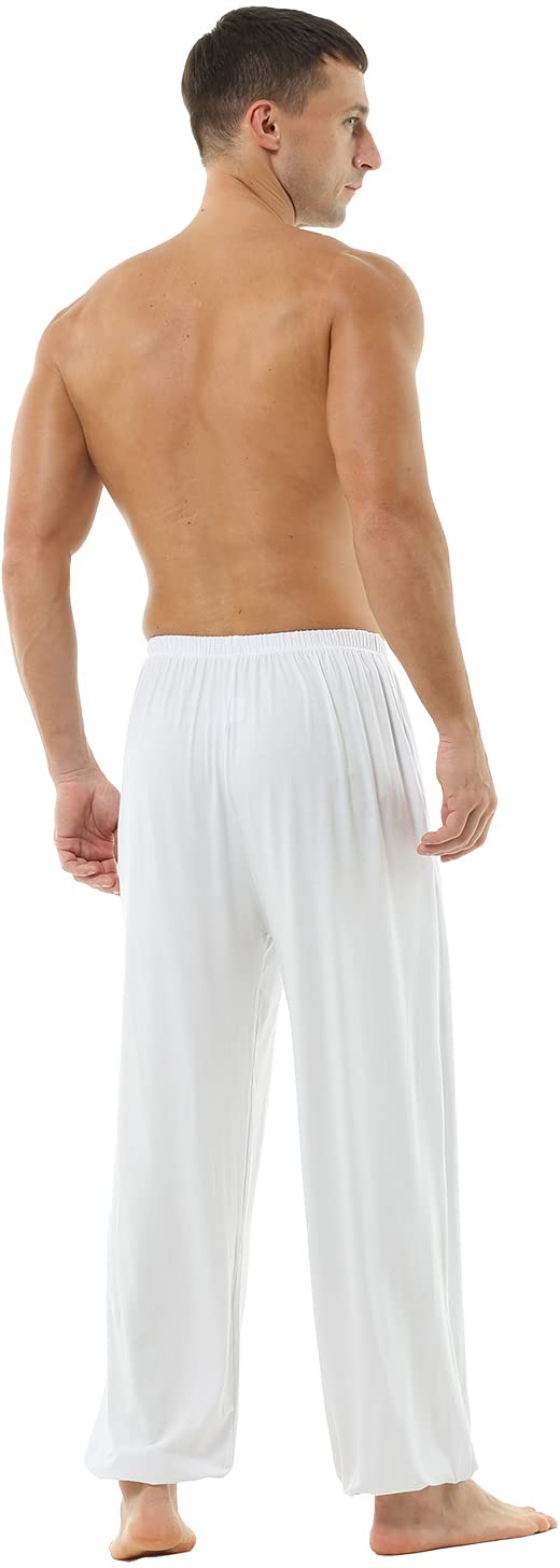 HOEREV Super Soft Modal Spandex Harem Yoga Pilates Pants