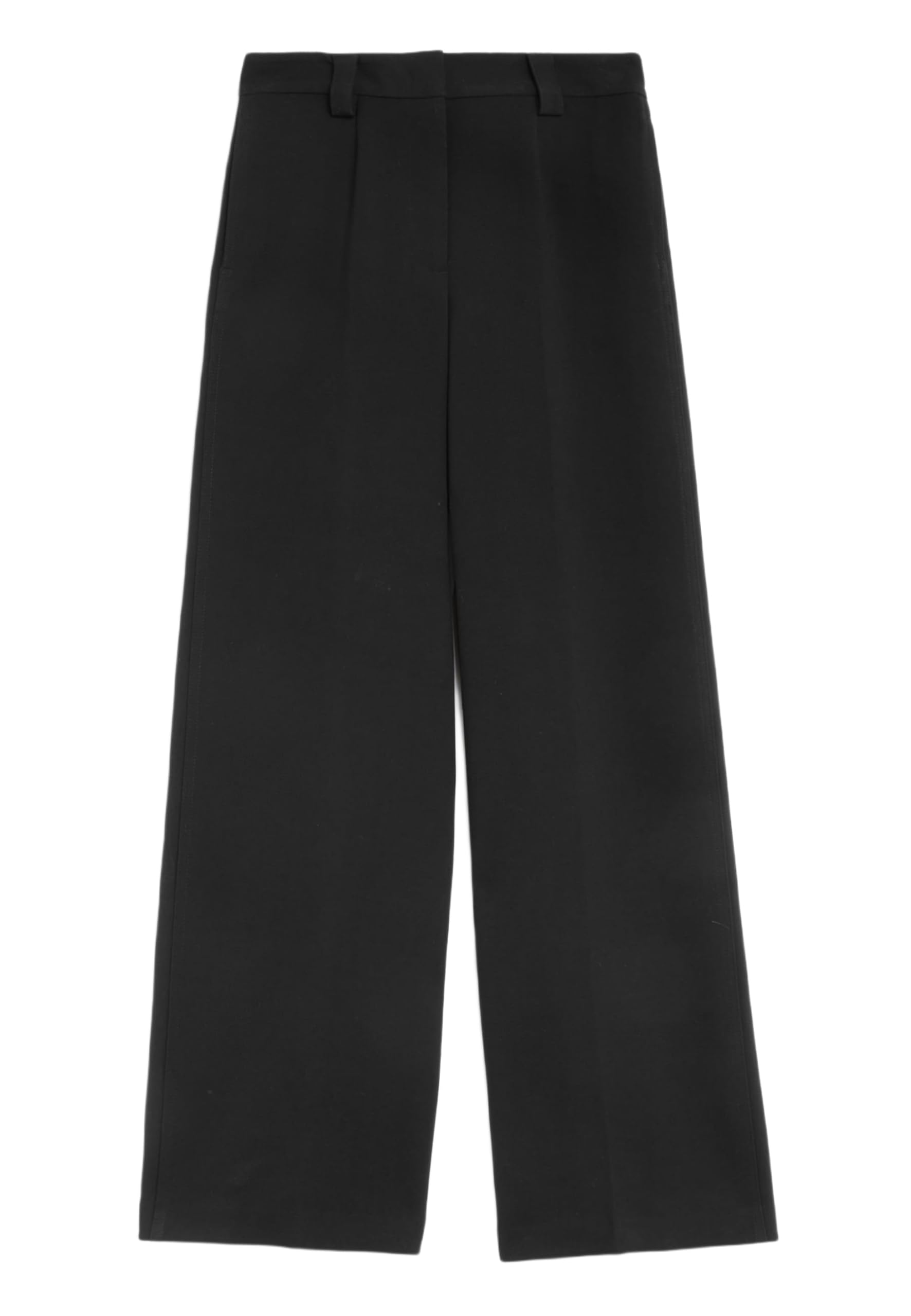 Marks & Spencer Crêpe-Hose Mit Weitem Bein Und Laschendetail Damen