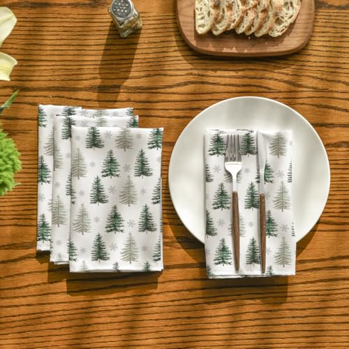 Servilletas de Tela Horaldaily Navideñas 18 x 18 Pulgadas Pack 12 miniatura 2