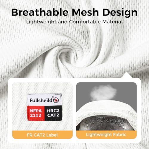 Image of Fullsheild FR Face Mask Summer Mesh Welding Balaclava Lightweight FR Mask