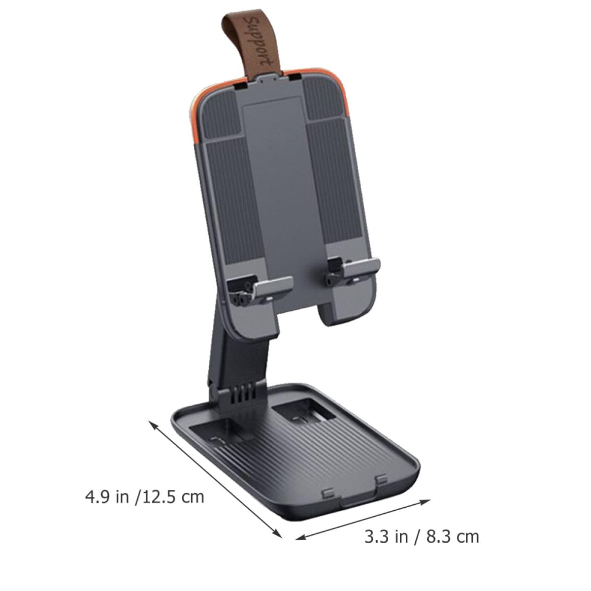 ULTECHNOVO Supporto da Scrivania per Cellulare Pieghevole e Regolabile Supporto Stabile per Telefono e Tablet per Casa e Ufficio