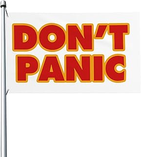 Don't Panic 3x5ft Flag with Brass Grommets Patriotic Outdoor Indoor Decoration Banner