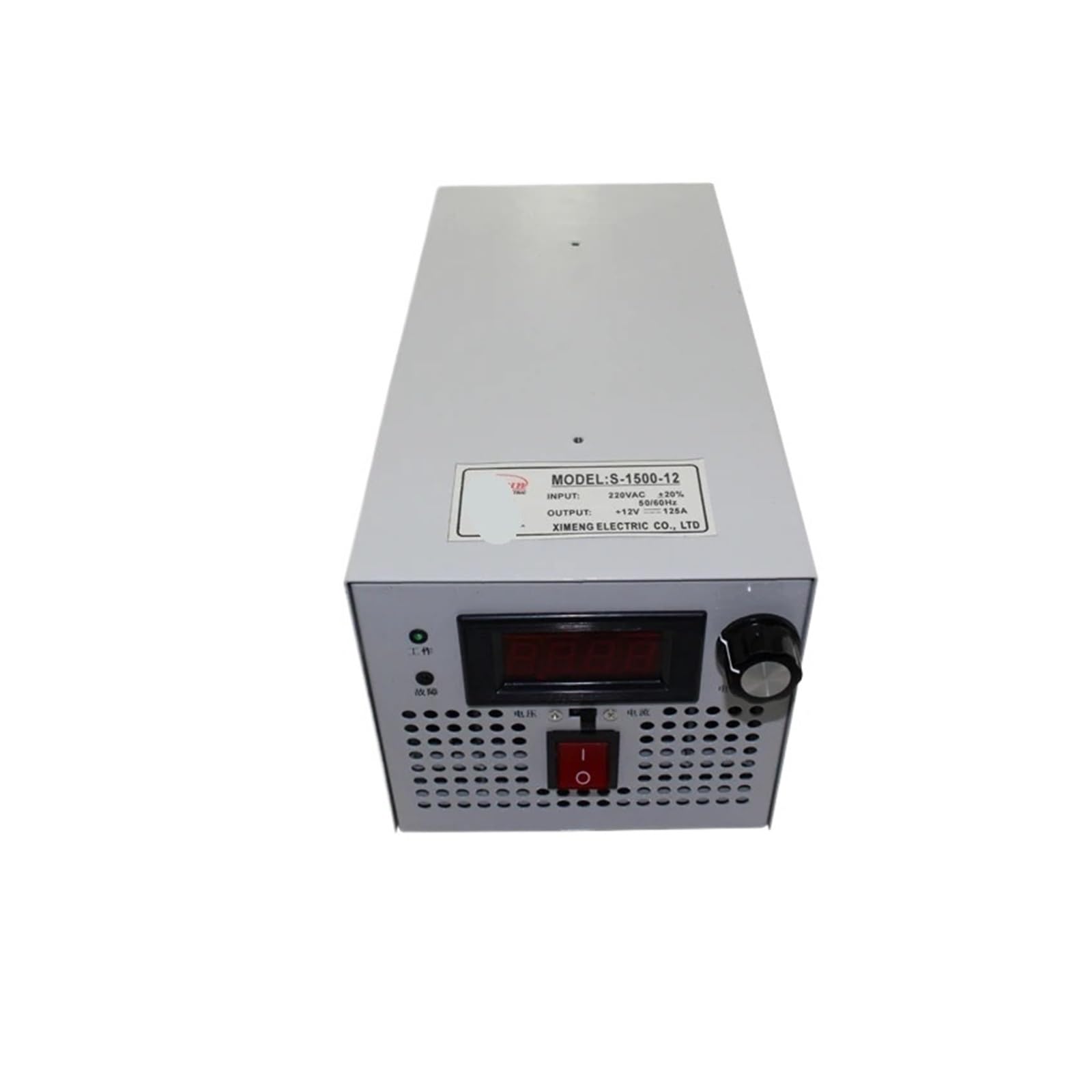 PWANUIGTE S-1500-12 1500W 12VDC 125A Single Output Switching Power Supply