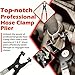 Professional Hose Clamp Kit, Fuel Line Disconnecting, Electrical Disconnect Pliers Automotive, Hose Remover Caliper Tool Sets Automotive Car Tools Four Piece Set of Pliers for Maintenance (1Set)