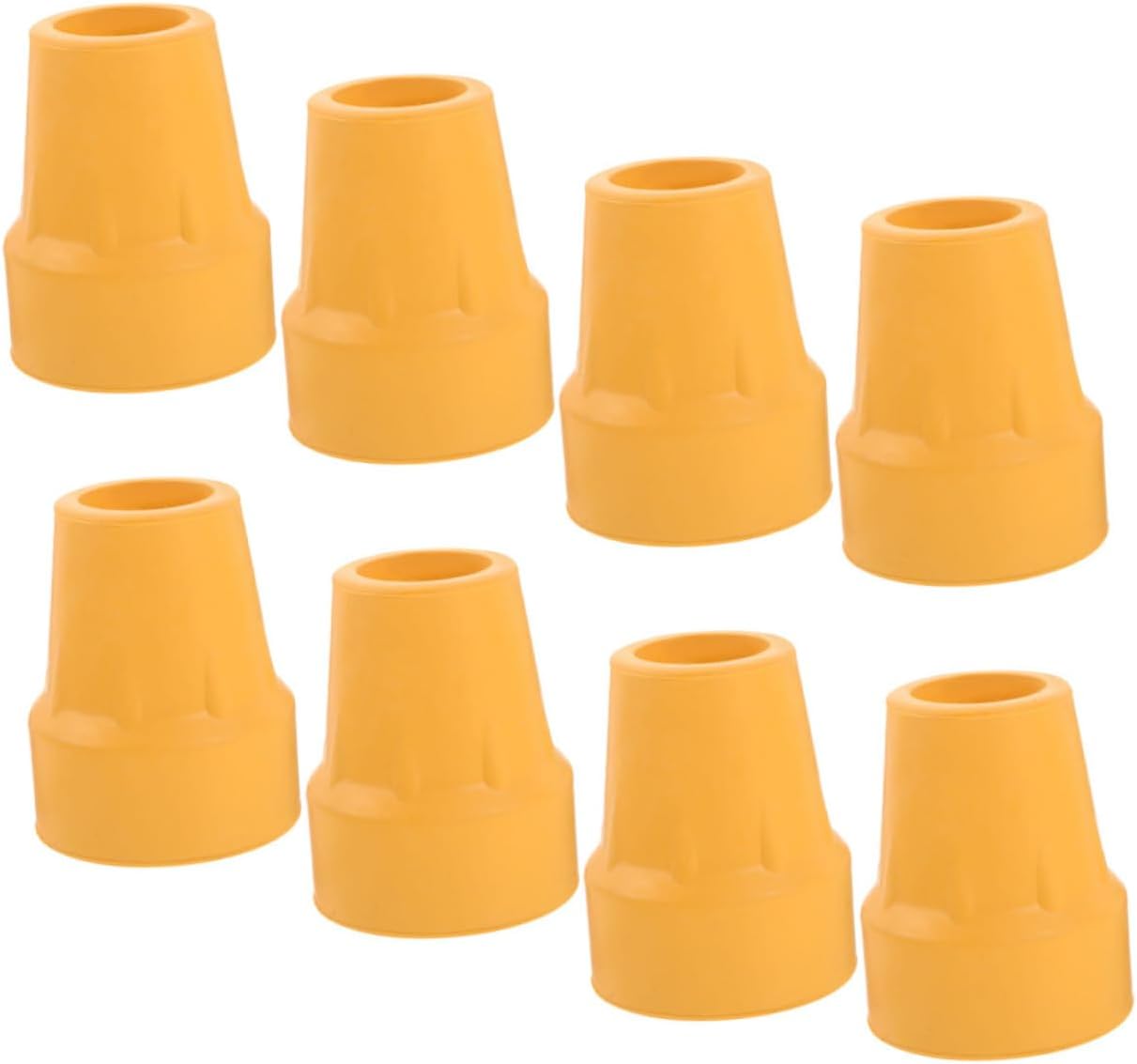 Stand Secure Cane Tips 8pcs Replacement Foot Pads Anti-Slip Cane Ends for Walking Sticks Great Grip