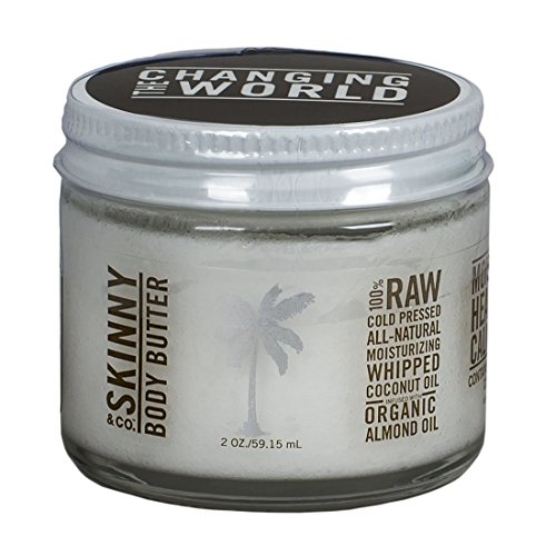 Skinny & Co. Organic Almond Oil Infused Whipped Coconut Oil Body Butter