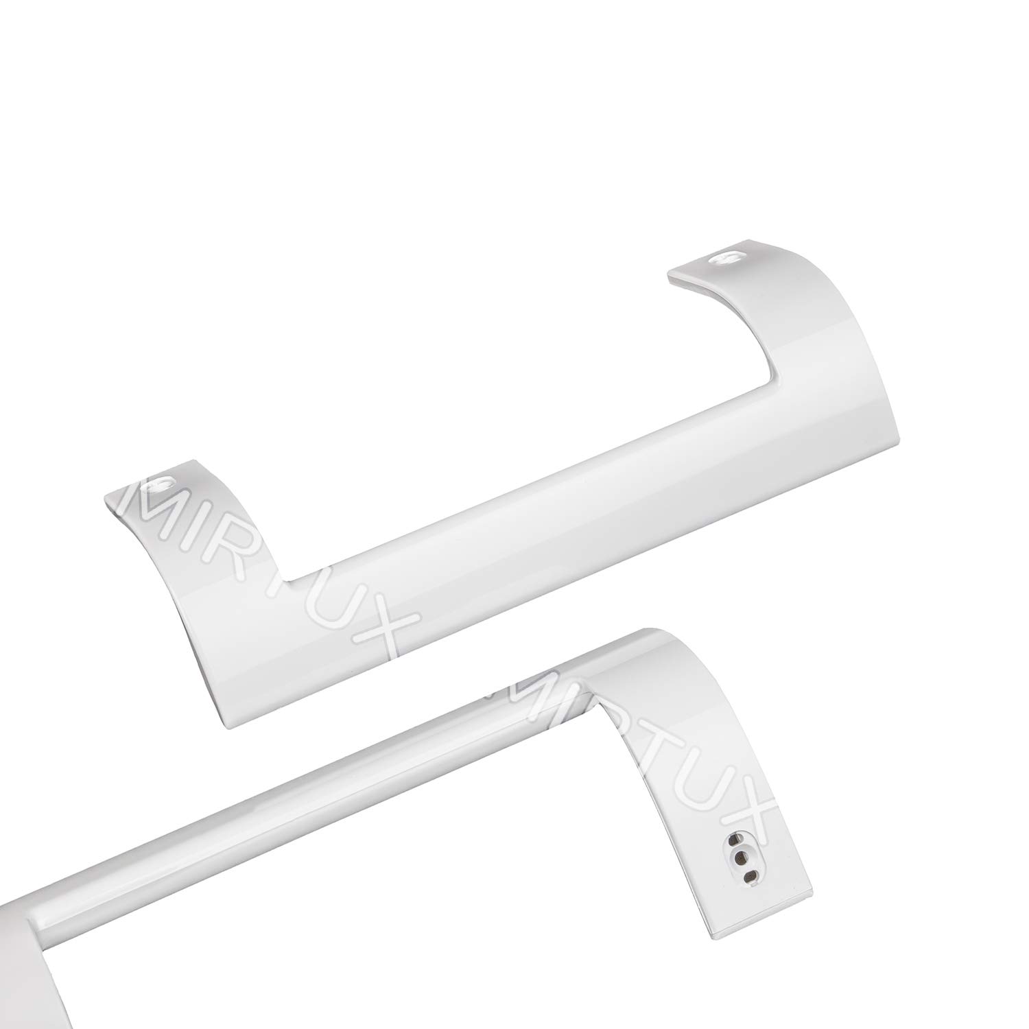 Kit 2 Maniglie Bianche Per Frigorifero Beko, Saivod E Smeg - Ricambio Originale 4321270300