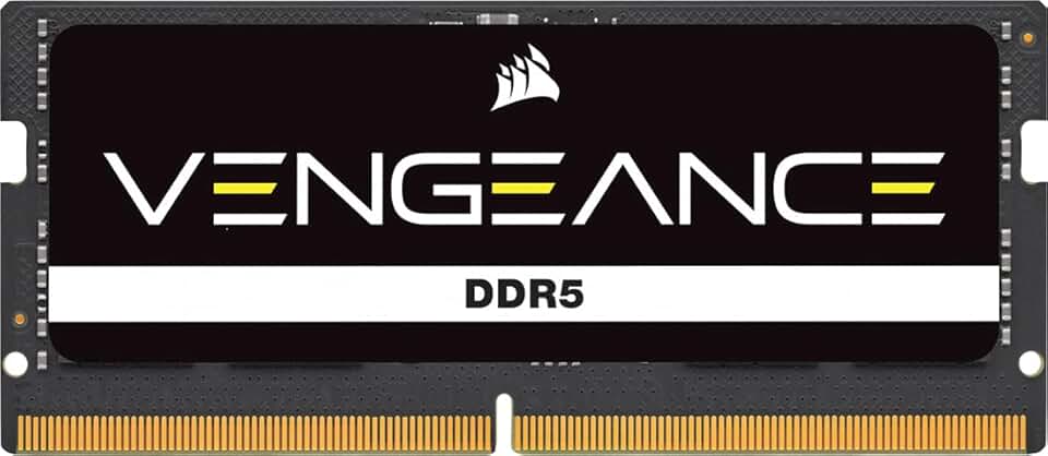 CORSAIR Memória de computador Vengeance SODIMM DDR5 RAM 48GB (1x48GB) 4800MHz CL40 Intel XMP iCUE compatível - Preto (CMSX48GX5M1A4800C40)