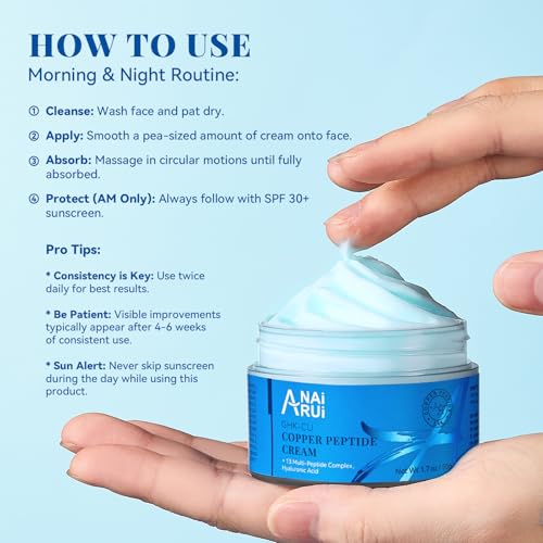 ANAI RUI GHK-CU Copper Peptide Cream 1.7 Oz - image 7