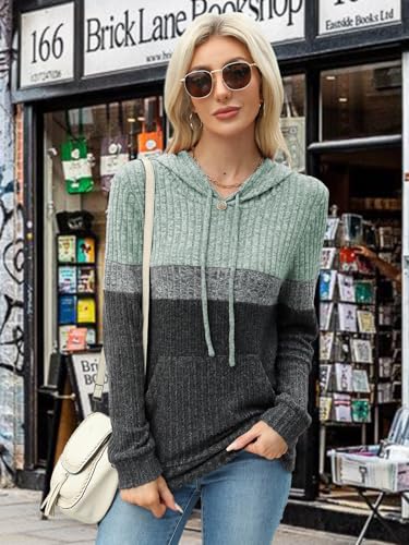 Lylinan Womens Cozy Textured Sweaters Fall Fashion Hoodies Trendy Outfits S-XXL