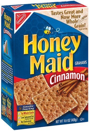 Honey Maid Grahams Cinnamon Crackers, 14.4-Ounce Boxes (Pack of 12)