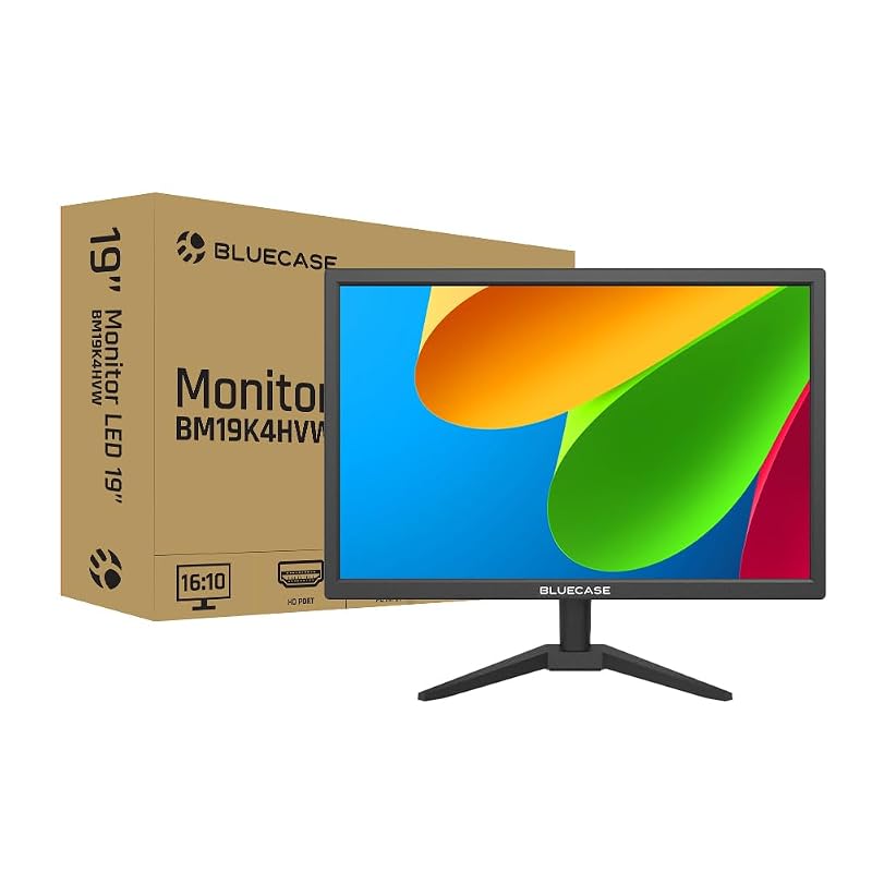 Monitor Led 19' 1440x900 75HZ Preto Bluecase - BM19K4HVW
