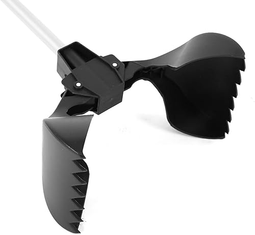 Miniatura 8 de Recogedor de excrementos de perro, pala para excrementos, removedor de caca, herramienta fácil de recoger, agarrador de mango largo con diseño de