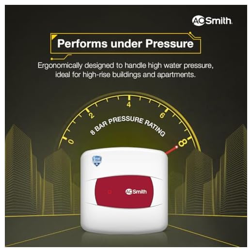 AO Smith Geyser 10 Litre 5 Star Rating (BEE) | Powerful 2KW Heating | Storage Water Heater With 2X Corrosion Resistant Blue Diamond Glass Tank | Warranty: 5 Yr Tank, 2 Yr Comprehensive | HSE-SHS-010