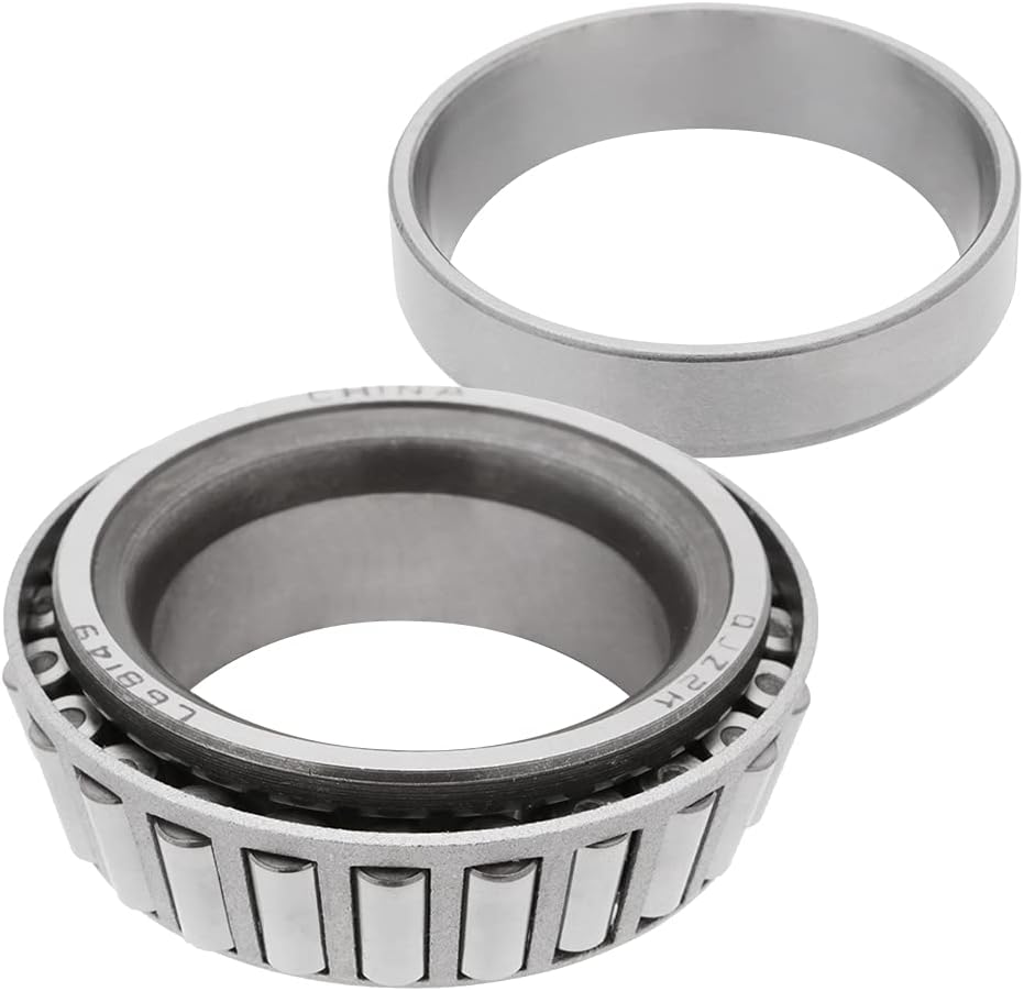 [2 Sets] 3500lbs Trailer Axle Bearing Kit L44649/10, L68149/11 for #84 Spindle,1.719'',10-19 Seal
