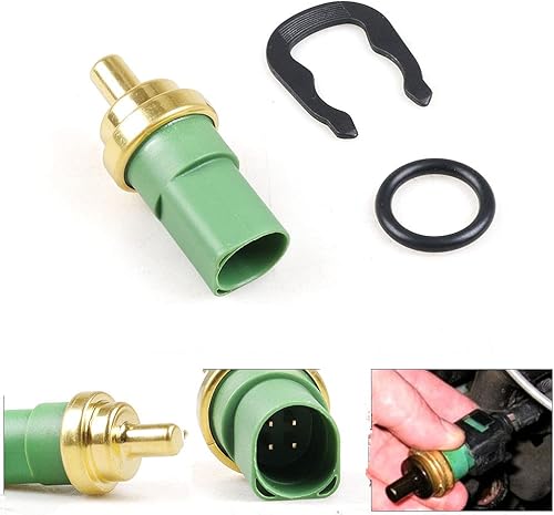 Miniatura 2 de 059919501A 078919501C Sensor de temperatura del refrigerante del motor de temperatura del agua compatible con Aud-i A2 A3 A4 A6 TT VW Passa-t