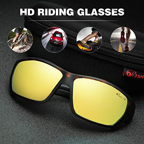 Image of Bevi Polarized Sports Sunglasses Ultralight TR90 Frame Glasses Flexible and Durable for Men Women Sun Glasses