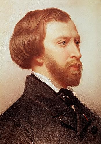 Tableaux Graffiti Alfred de Musset par Charles Landelle Impression Toile Art Mural 60x90cm