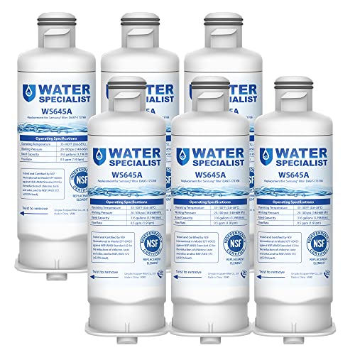 Waterspecialist MDJ64844601 Refrigerator Water Filter, Replacement for LG LT1000P, LT1000PC, LT1000PCS, LFXC24796S, LSFXC2496D, LFXS28566S, ADQ74793501, ADQ74793502, Kenmore 46-9980, 9980 (Pack of 2) Cover