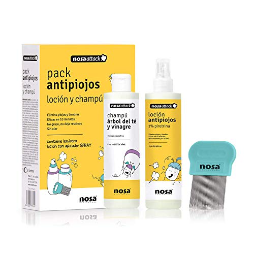 Nosa Healthcare 177743.0 Loción y Champú Antipiojos, 1 Paquete (150 ml + 150 ml)